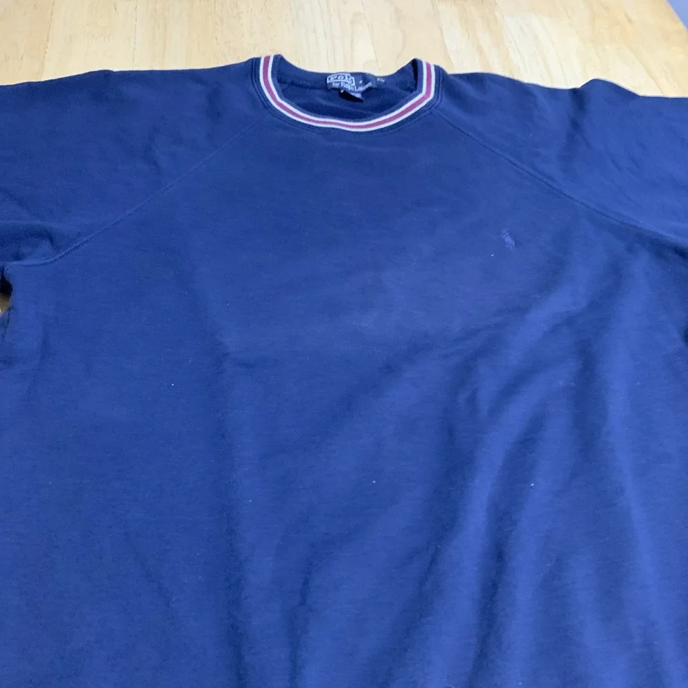 Vintage 90s Rare Ralph Lauren Polo Short Sleeve Raglan Sweatshirt Size XL